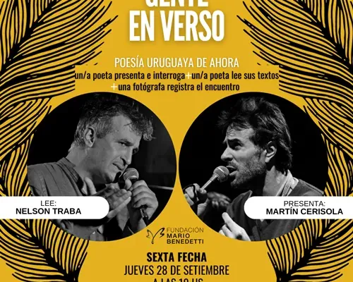 Flyer de «Gente en verso» Sexta fecha