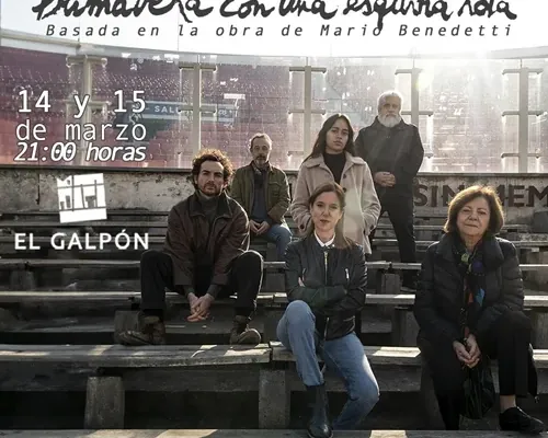 Flyer de Primavera con una esquina rota