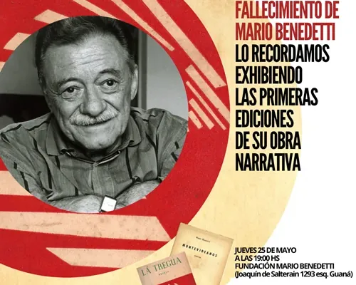 Flyer de Inauguración de primeras ediciones de Mario