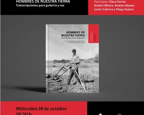 Flyer de Presentación de «Hombres de nuestra tierra»