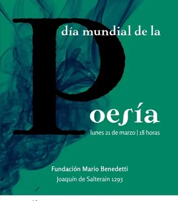 Flyer de Día Mundial de la Poesía 2022