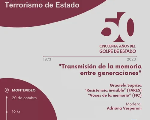 Flyer de Ciclo de foros sobre Derechos Humanos. Mesa 4