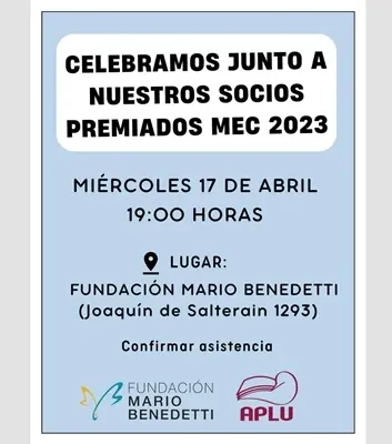 Flyer de APLU homenajea a sus premiados