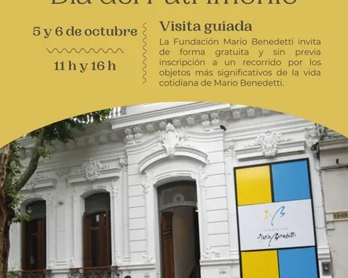 Día del Patrimonio 2024 en Fundación Mario Benedetti