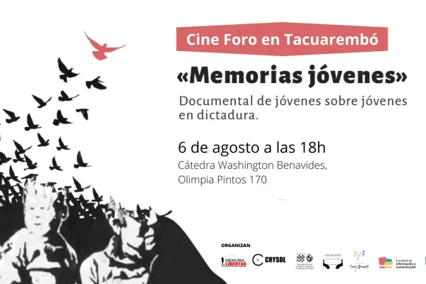 Flyer de Memorias Jóvenes