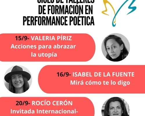 Ciclo de Talleres de Performance Poética