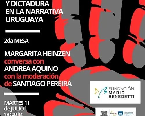 Flyer de 2da mesa de «Golpe de estado y dictadura en la narrativa uruguaya»