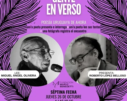 Flyer de «Gente en verso». Séptima fecha