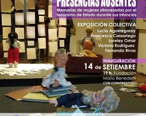 Flyer de Inauguración de “Presencias ausentes”