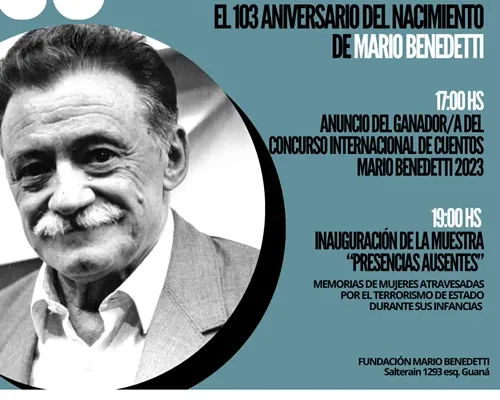 Flyer de 103 aniversario del nacimiento Mario