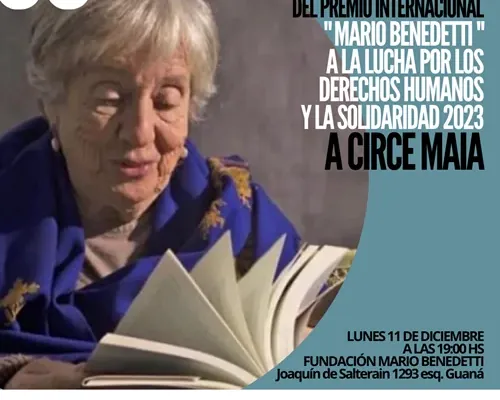 Flyer de Premio Internacional «Mario Benedetti» 2023