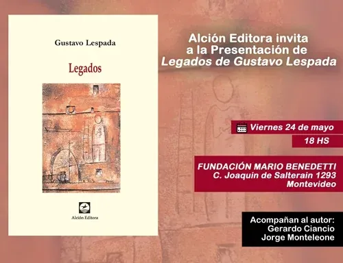 Flyer de Presentación del libro «Legados»