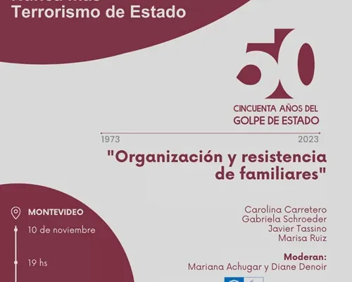 Flyer de Ciclo de foros sobre Derechos Humanos. Mesa 5