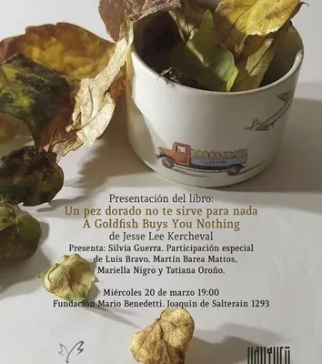 Flyer de Presentación del libro de Jesse Lee Kercheval