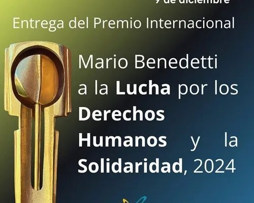 Entrega  del Premio Mario Benedetti, 2024