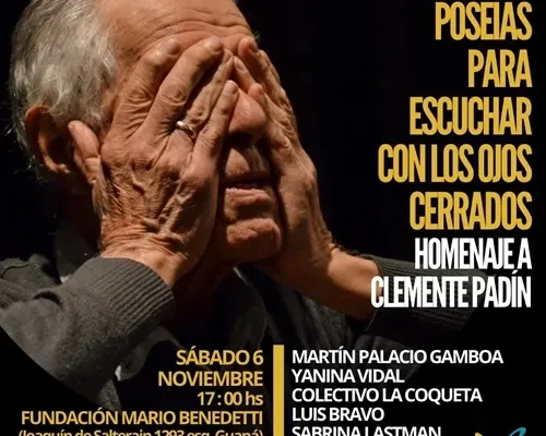 Flyer de Homenaje a Clemente Padín