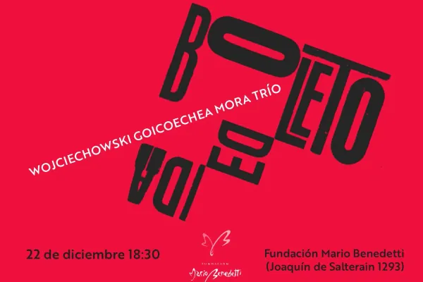 Flyer de Presentación del disco «Boleto de ida»