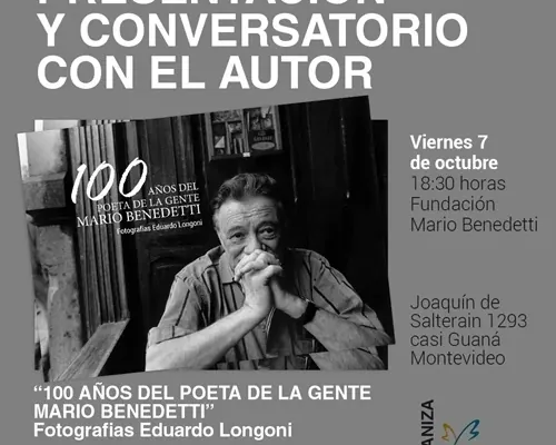 Flyer de Presentación del libro de Eduardo Longoni